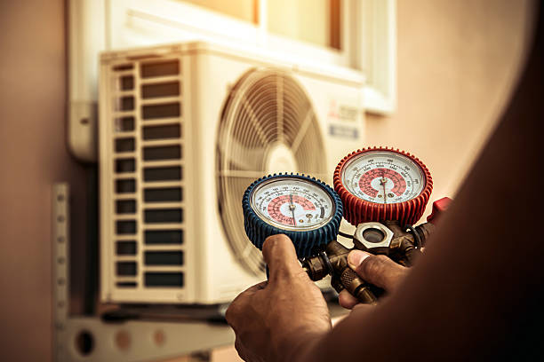 Professional Hvac Installation technician working in Colfax, WI